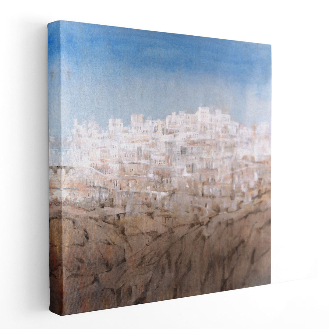 Hilltop Village II - Canvas Print Wall Art