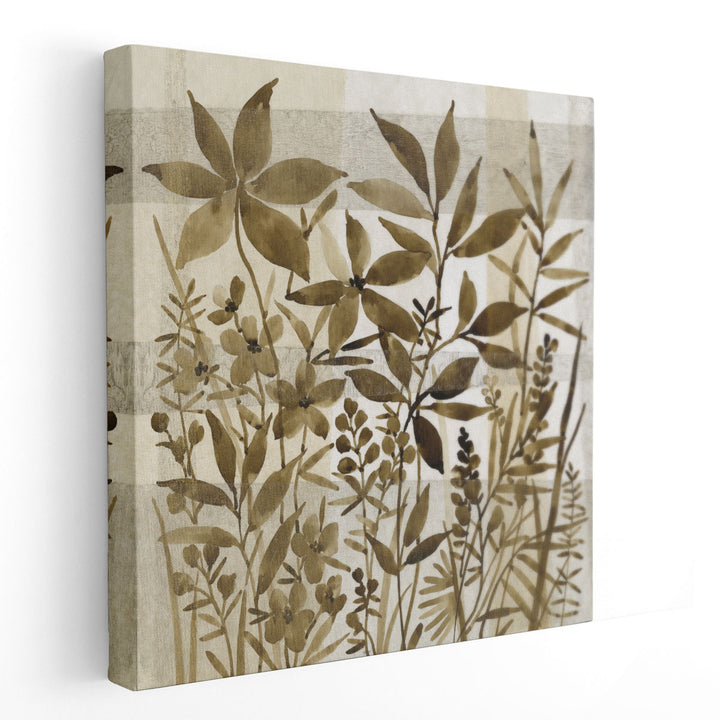 Neutral Garden I - Canvas Print Wall Art