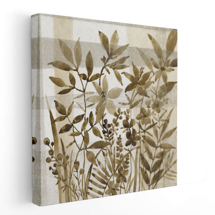 Neutral Garden II - Canvas Print Wall Art