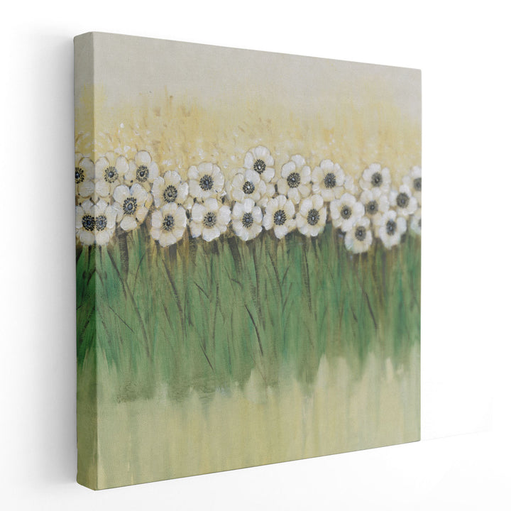 Rows of Flowers II - Canvas Print Wall Art