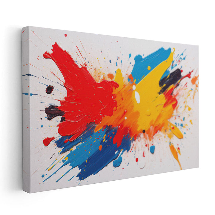 Energetic Colorburst - Canvas Print Wall Art