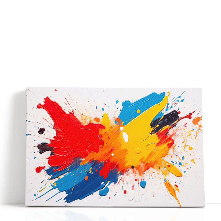 Energetic Colorburst - Canvas Print Wall Art