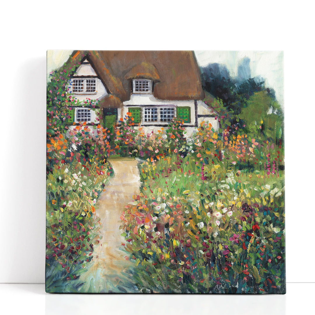 Garden Cottage II - Canvas Print Wall Art