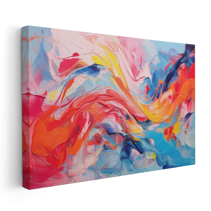 Color Frenzy Fun - Canvas Print Wall Art