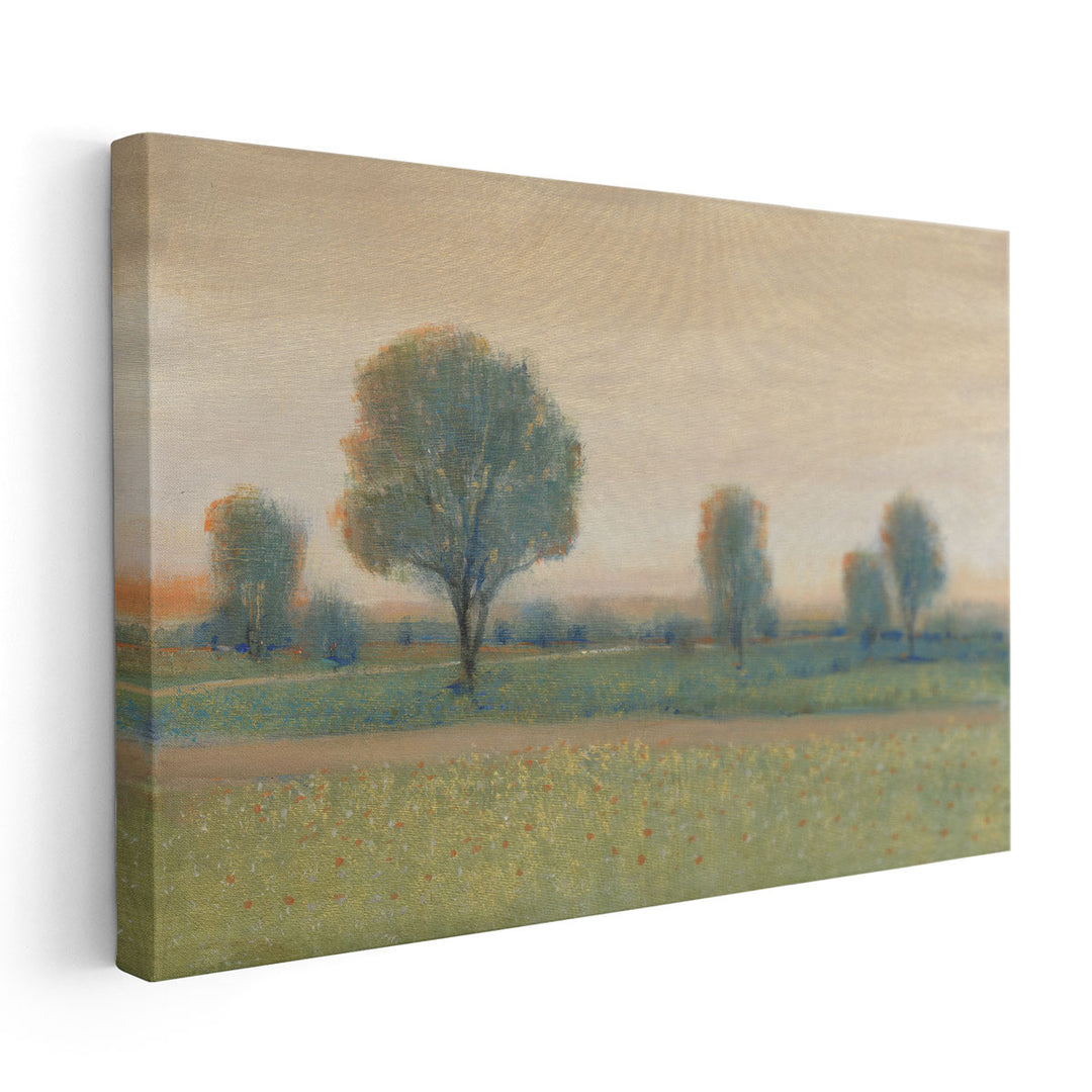 Path at Sunset I - Canvas Print Wall Art