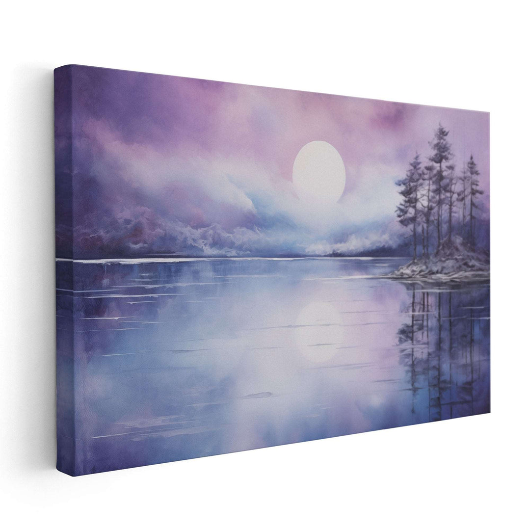 Blissful Lake - Canvas Print Wall Art