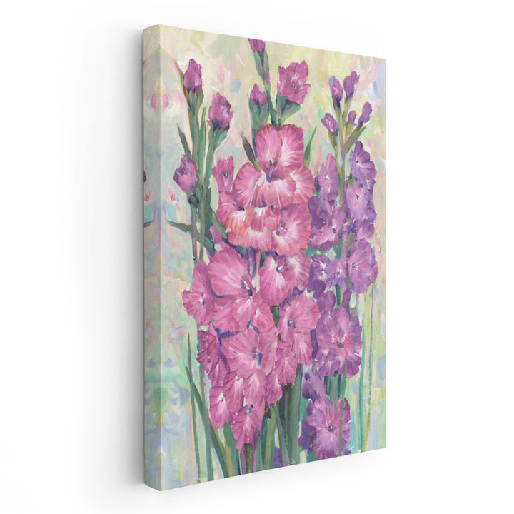 Gladiolas Blooming I - Canvas Print Wall Art