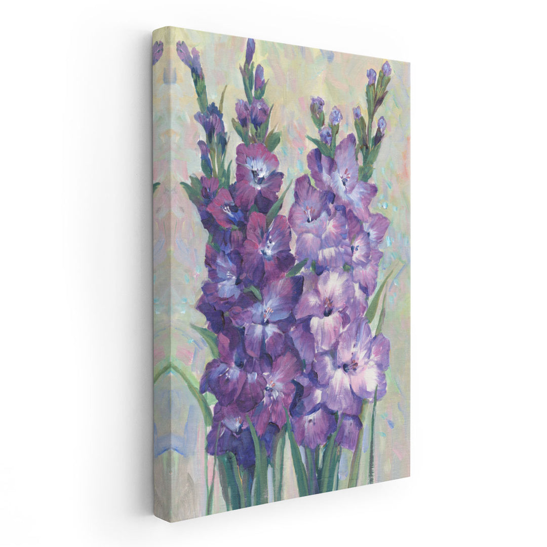 Gladiolas Blooming II - Canvas Print Wall Art