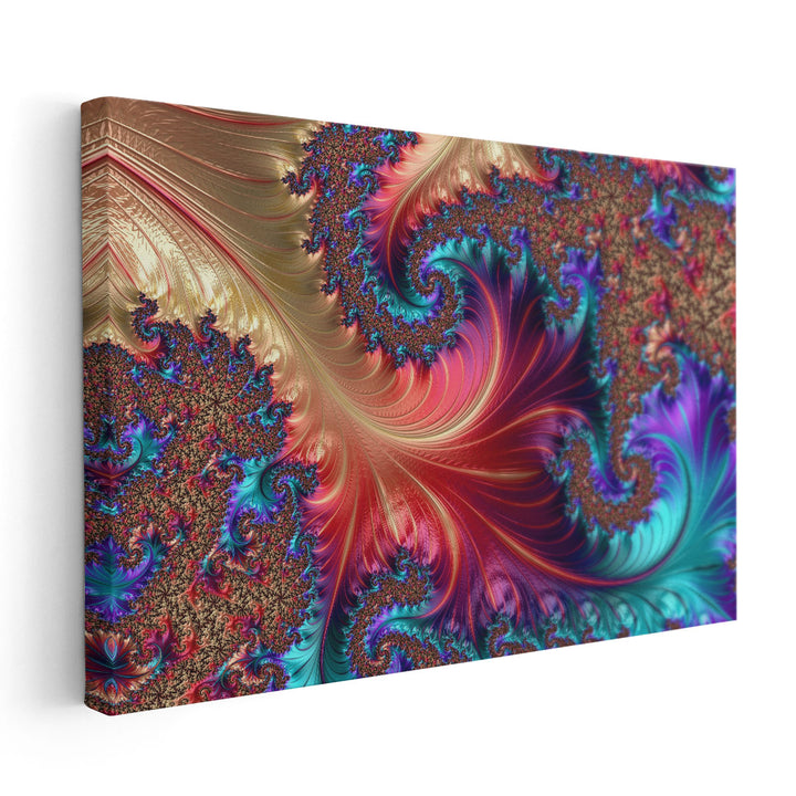 Fractal Abstract Art - Canvas Print Wall Art