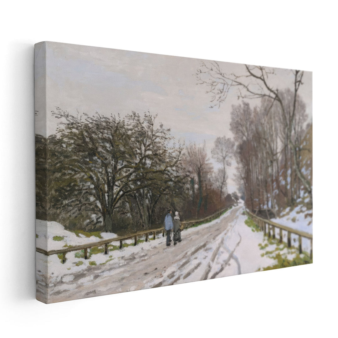 Road toward the Farm Saint-Simeon, Honfleur, 1867 - Canvas Print Wall Art