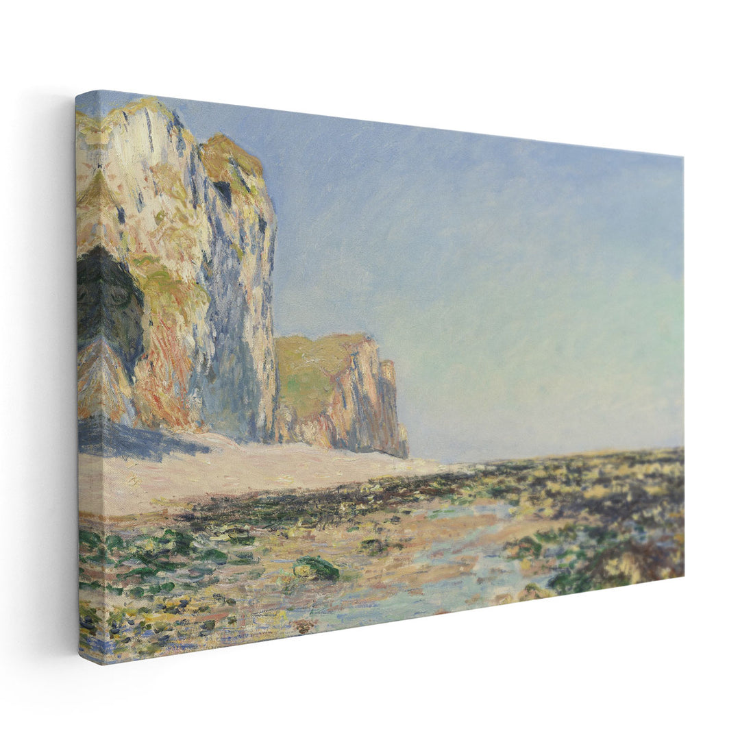 Seaside and cliffs of Pourville in the morning, 1882 - Canvas Print Wall Art