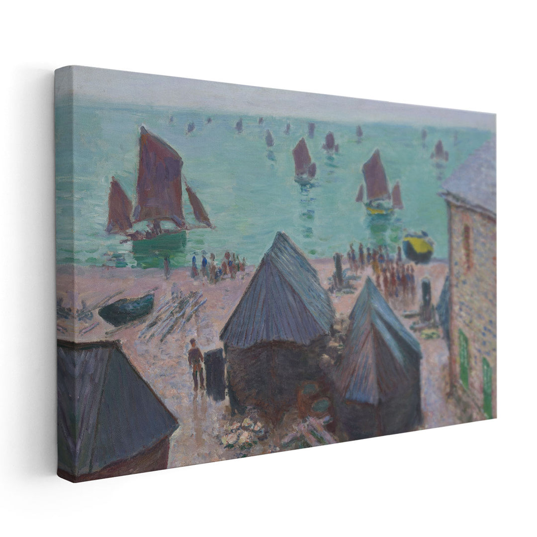 The Departure of the Boats - Canvas Print Wall Art