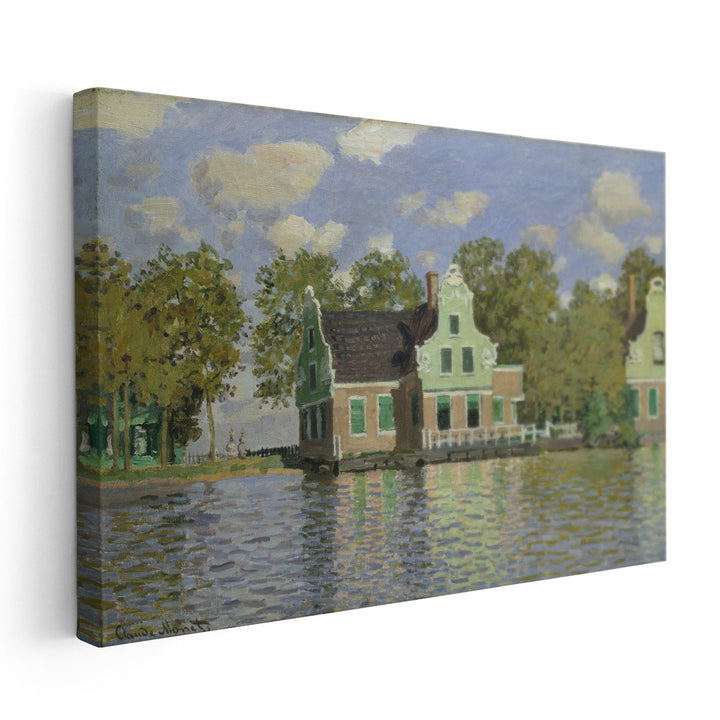 The House on the River Zaan in Zaandam, 1871 - Canvas Print Wall Art