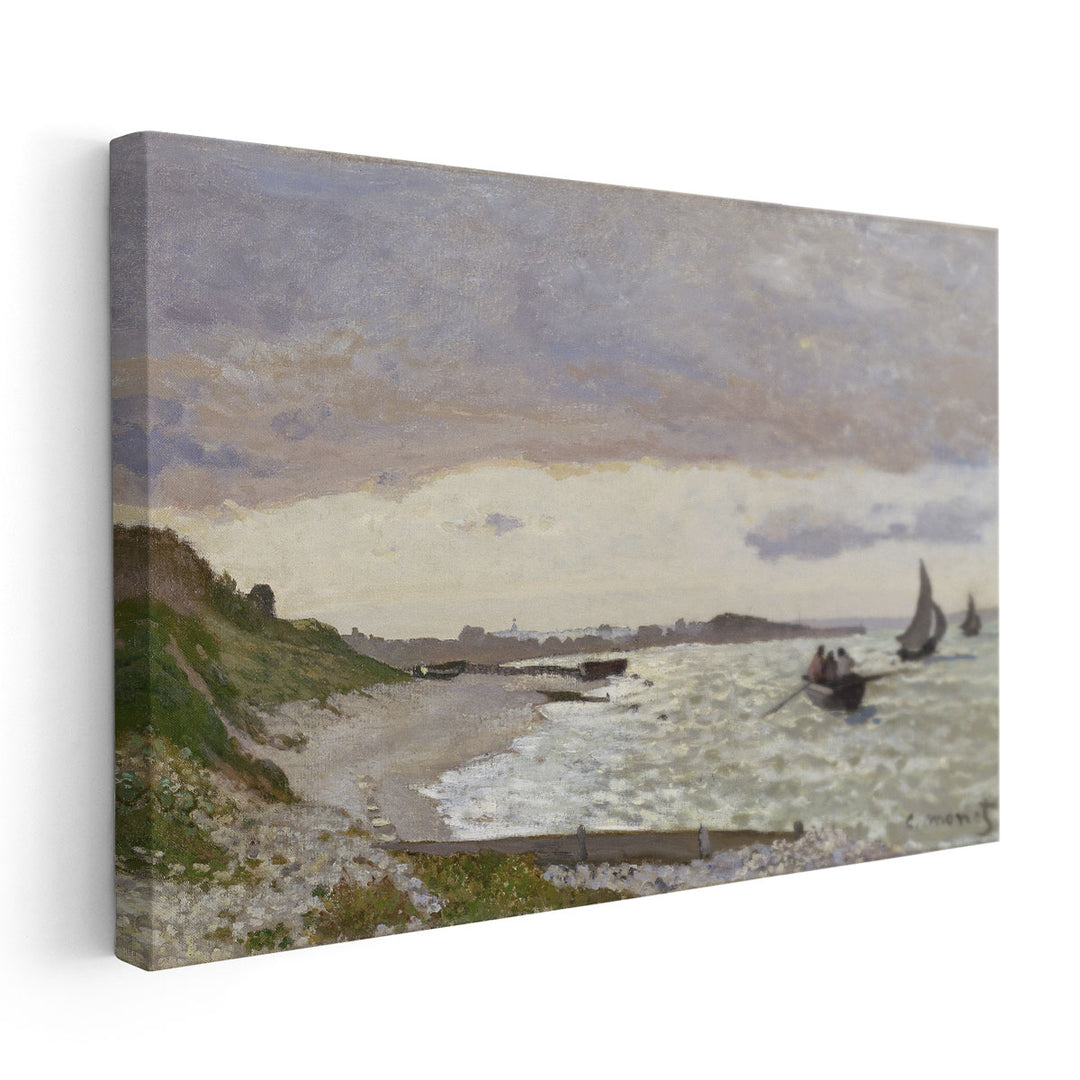 The Seashore at Sainte-Adresse, 1864 - Canvas Print Wall Art