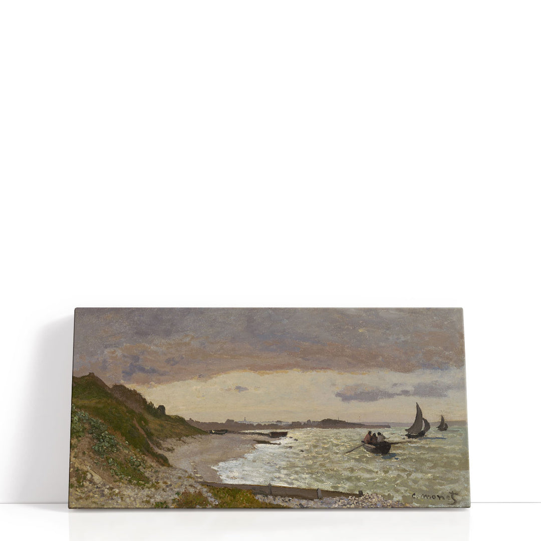 The Seashore at Sainte-Adresse, 1864 - Canvas Print Wall Art