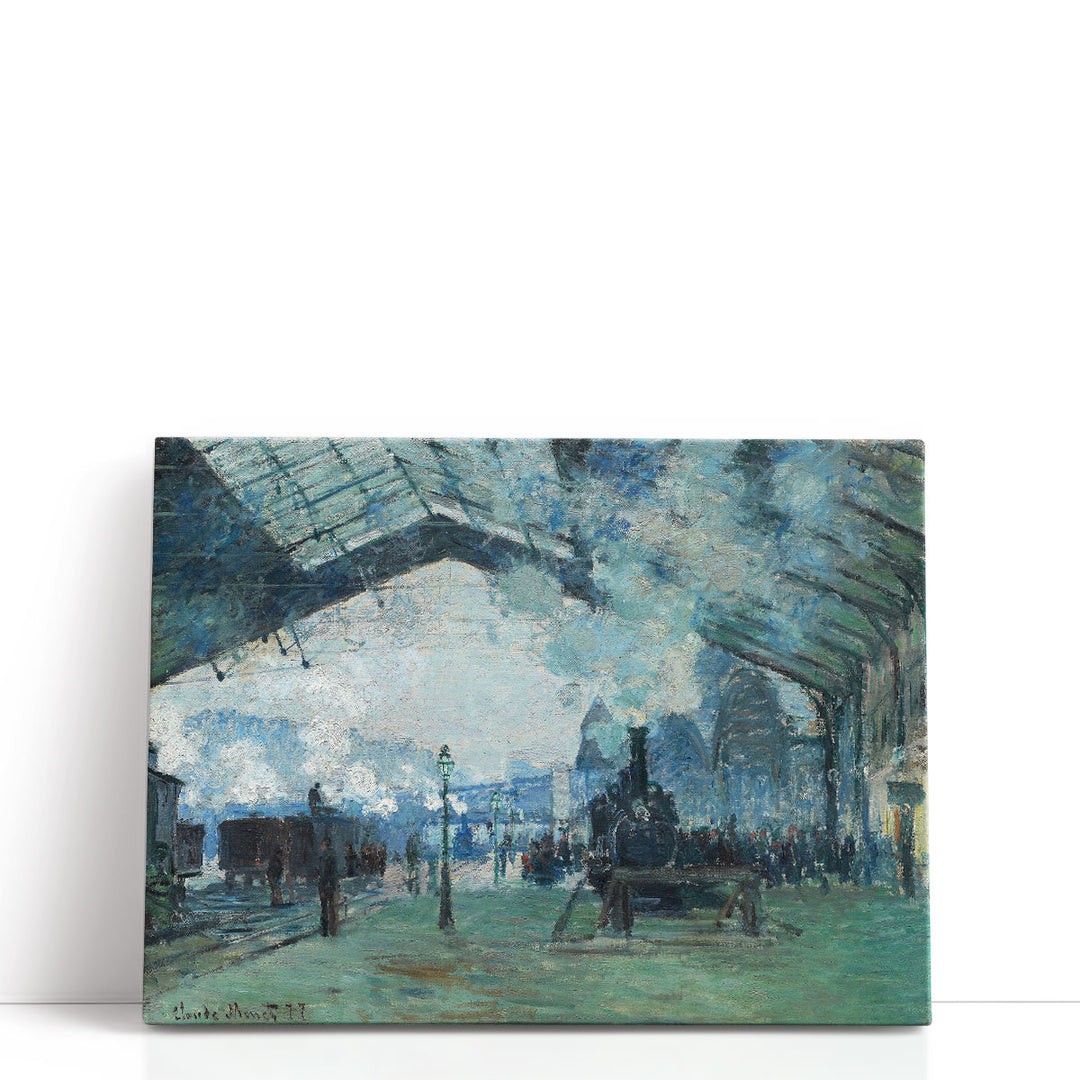 Arrival of the Normandy Train, Gare Saint-Lazare, 1887 - Canvas Print Wall Art