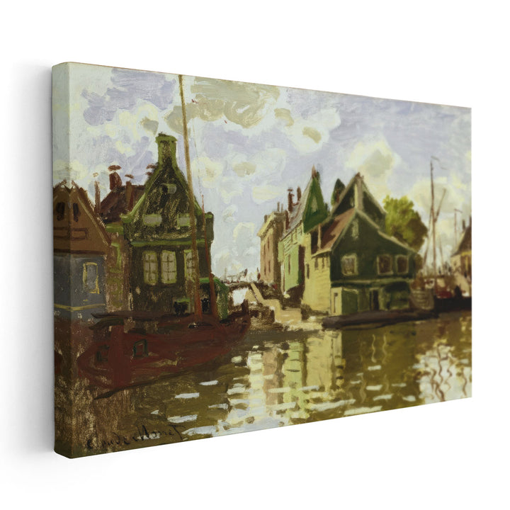 Canal in Zaandam, 1871 - Canvas Print Wall Art