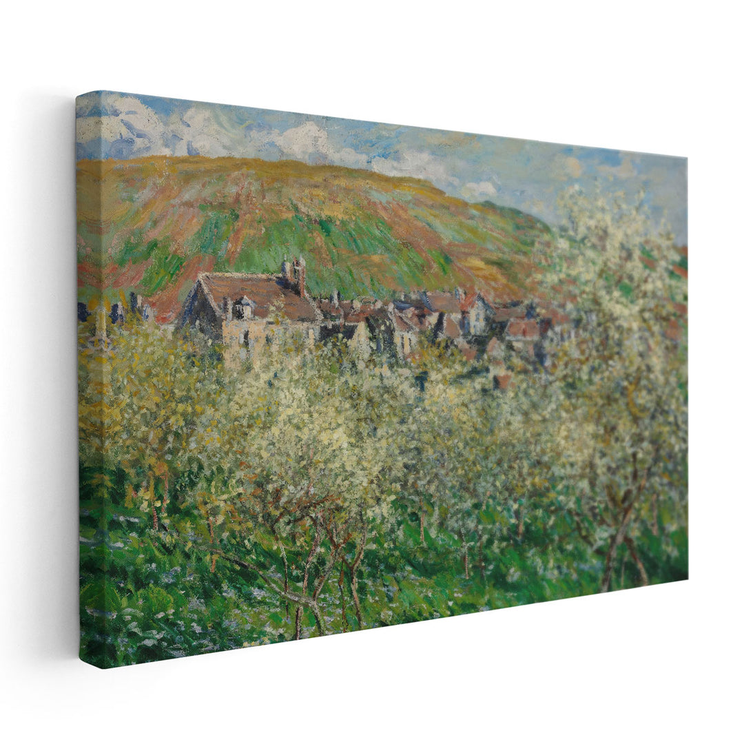 Flowering Plum Trees, 1879 - Canvas Print Wall Art