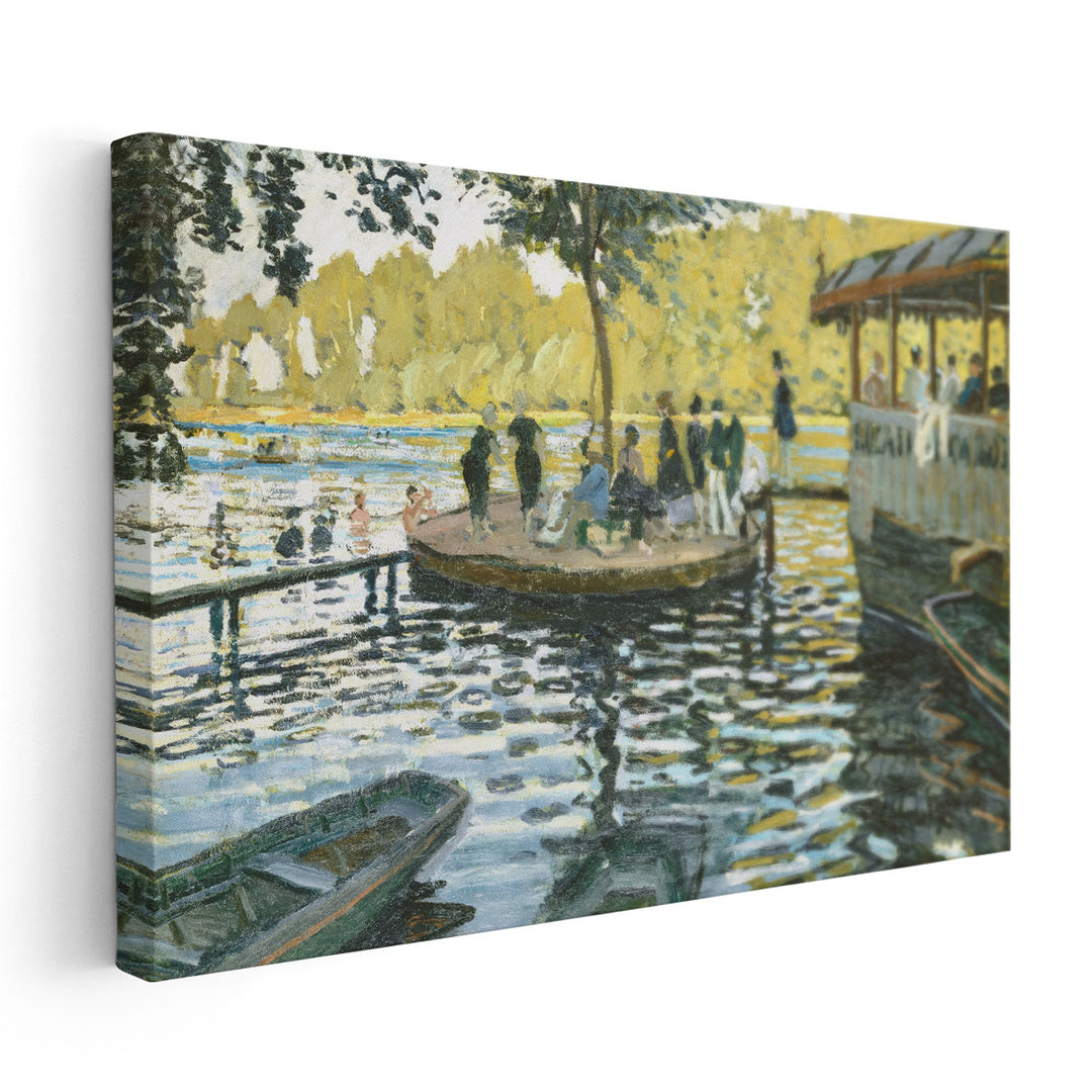 La Grenouillere, 1869 - Canvas Print Wall Art