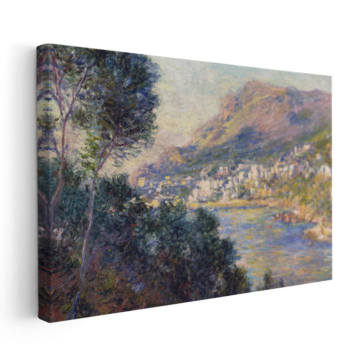 Monte Carlo Seen from Roquebrune - Canvas Print Wall Art