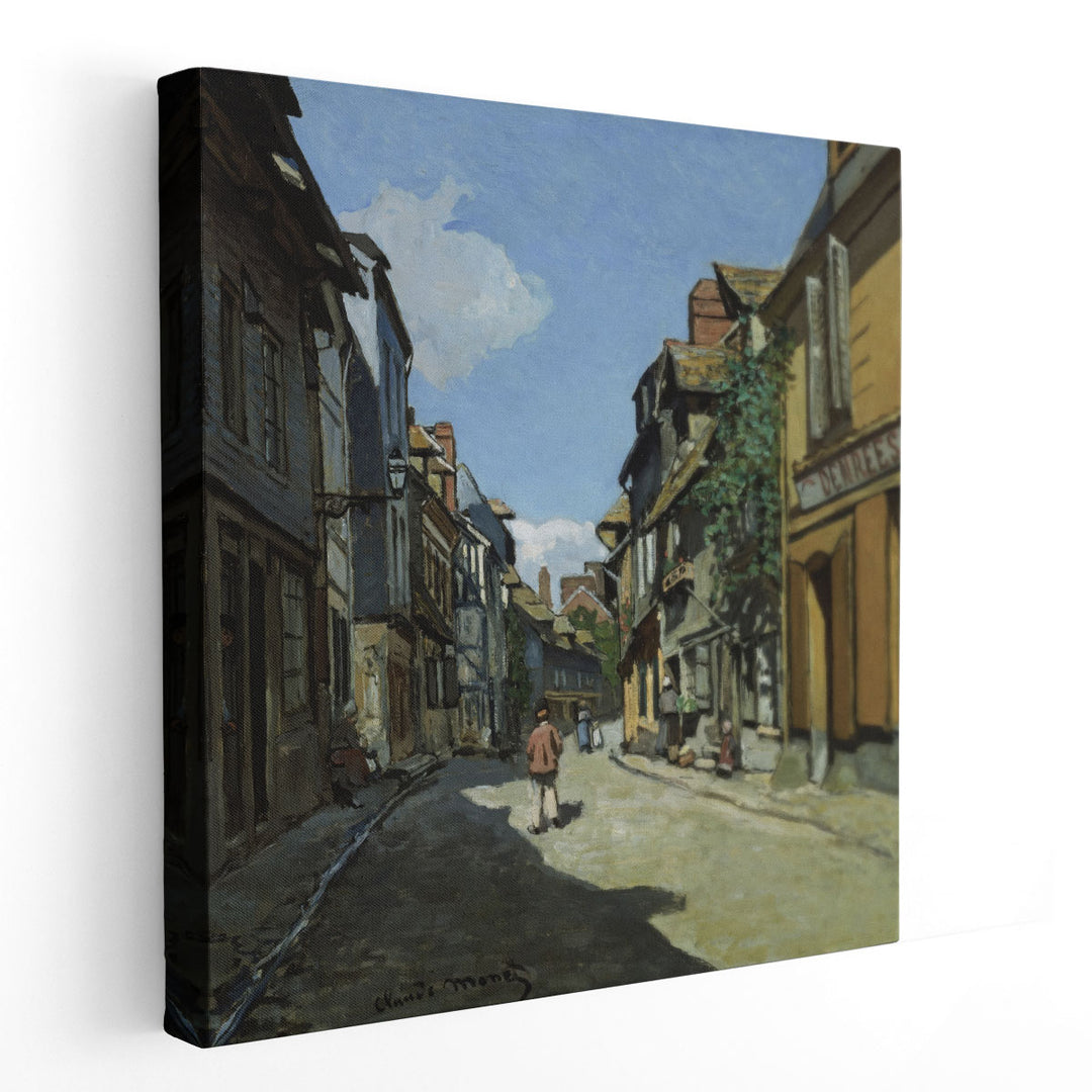 Rue de la Bavole, Honfleur, 1864 - Canvas Print Wall Art