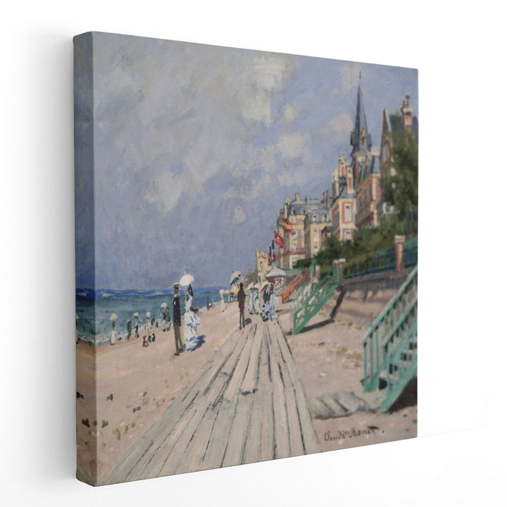 The Beach at Trouville, 1948 - Canvas Print Wall Art