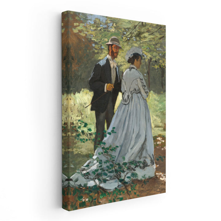 Bazille and Camille, 1865 - Canvas Print Wall Art