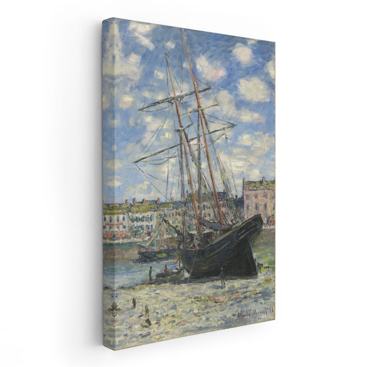 Boat Lying at Low Tide, 1881 - Canvas Print Wall Art