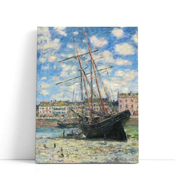 Boat Lying at Low Tide, 1881 - Canvas Print Wall Art