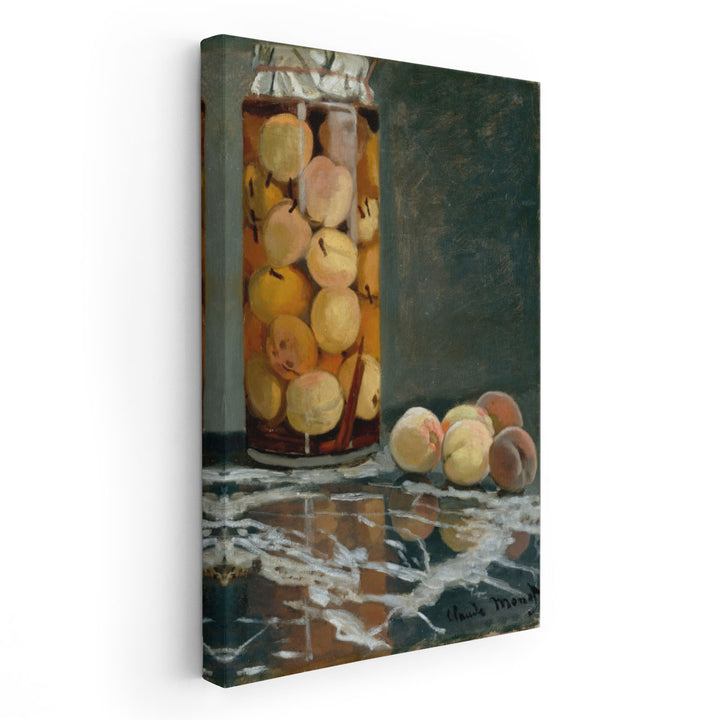 Jar of Peaches, 1866 - Canvas Print Wall Art