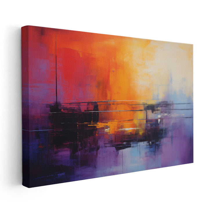 Factory Lightscape - Canvas Print Wall Art