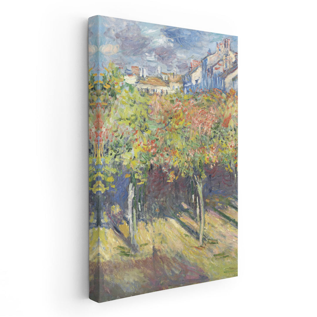 The course of July 14 seen from Claude Monet's House - Canvas Print Wall Art