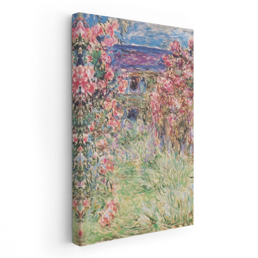 The House among the Roses, 1925 - Canvas Print Wall Art