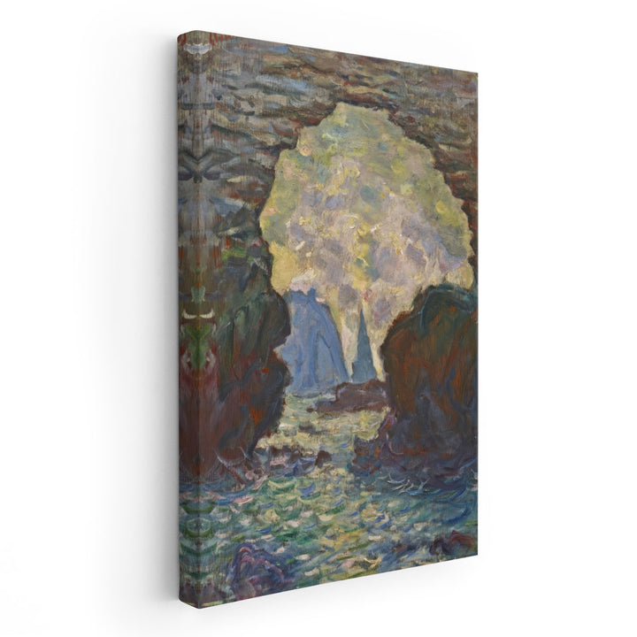 The Needle of Etretat seen through the Porte d’Amont, 1885 - Canvas Print Wall Art