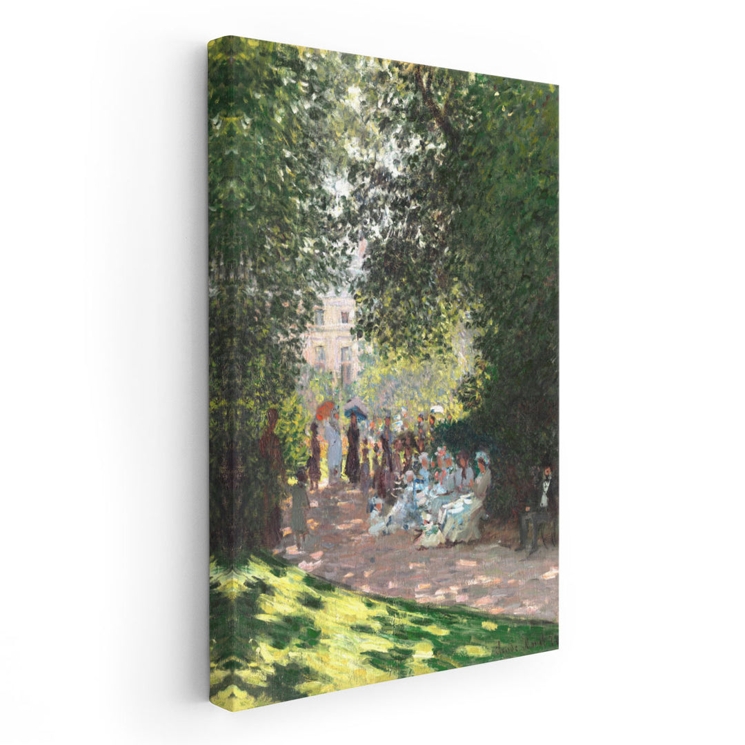 The Parc Monceau, 1878 - Canvas Print Wall Art