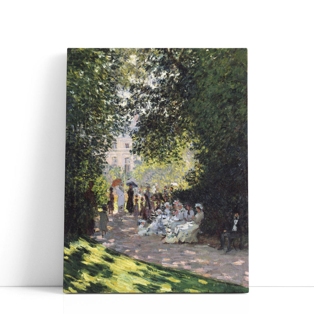 The Parc Monceau, 1878 - Canvas Print Wall Art