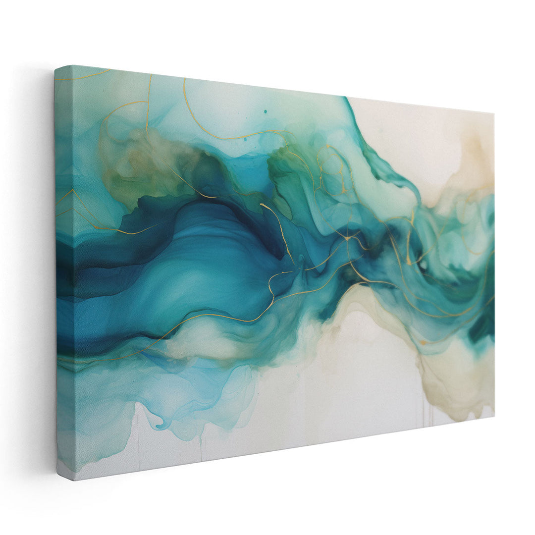 Fluid Currents - Canvas Print Wall Art