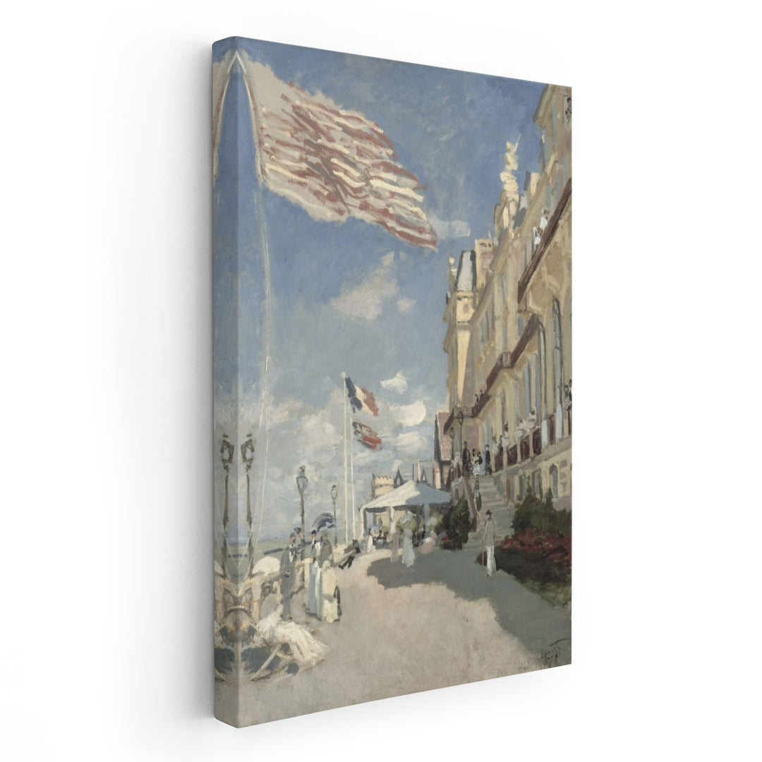 Black Rocks Hotel Trouville - Canvas Print Wall Art