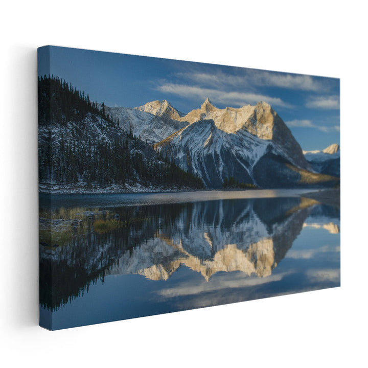 Kananaskis Lake Reflection - Canvas Print Wall Art