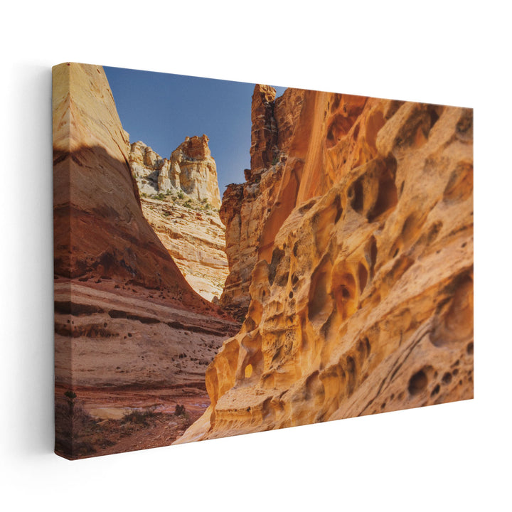 Crack Canyon I - Canvas Print Wall Art