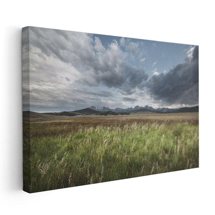 Sawtooth Mountains Idaho - Canvas Print Wall Art