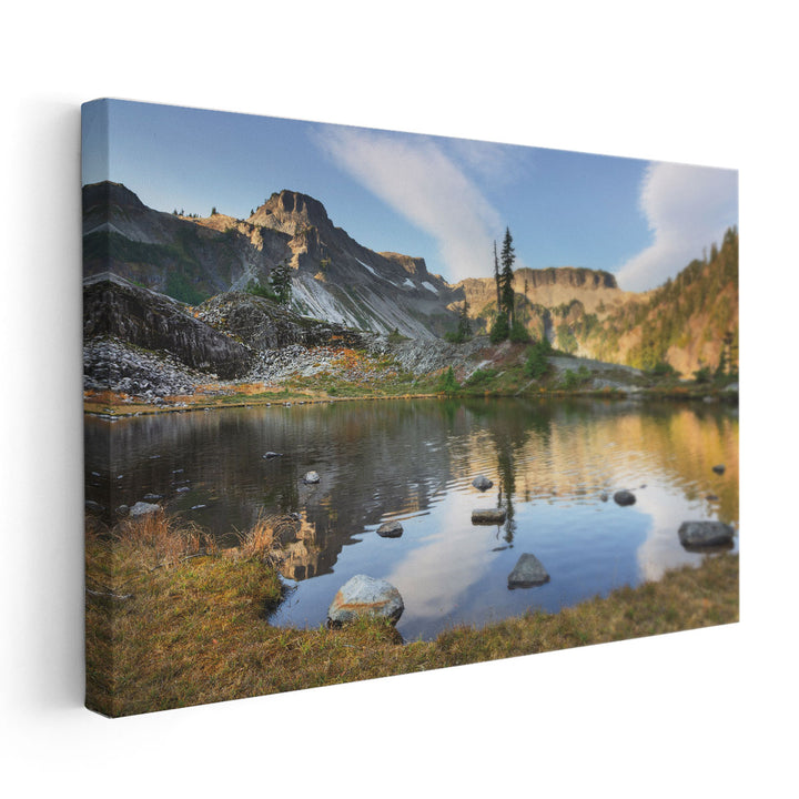 Heather Meadows in Autumn - Canvas Print Wall Art