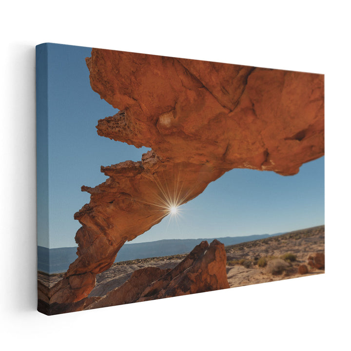 Sunset Arch Grand Staircase Escalante National Monument - Canvas Print Wall Art