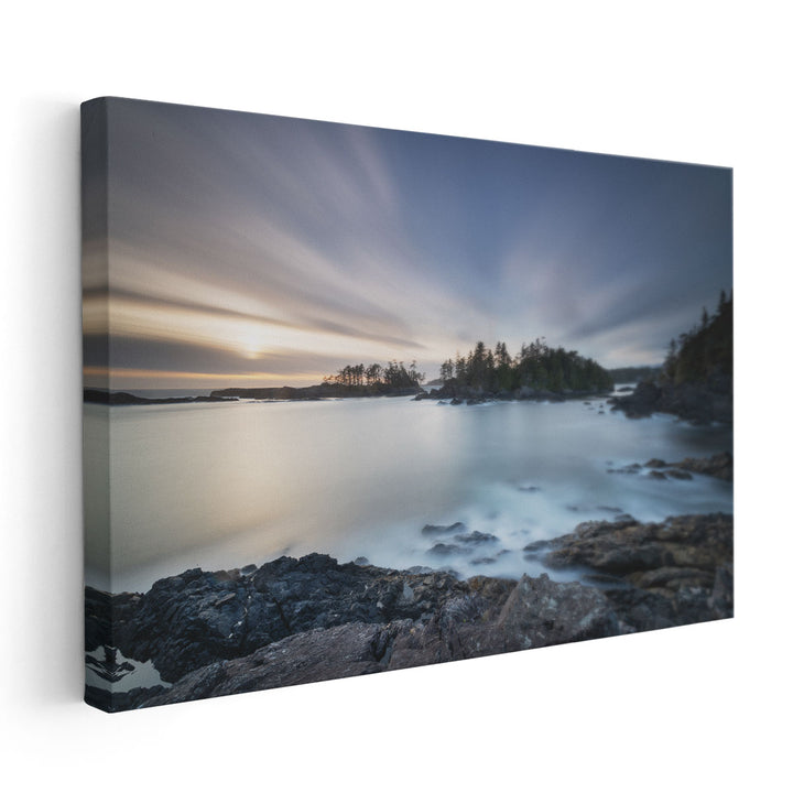 Sunset on Vancouver Island - Canvas Print Wall Art