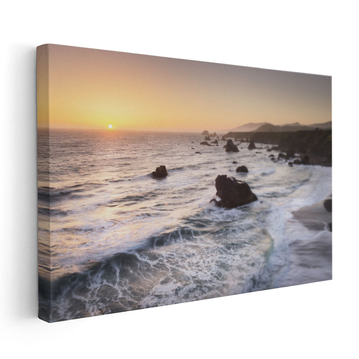 Sonoma Coast Sunset - Canvas Print Wall Art