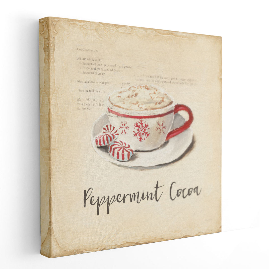 Cest Bon Bon Peppermint - Canvas Print Wall Art