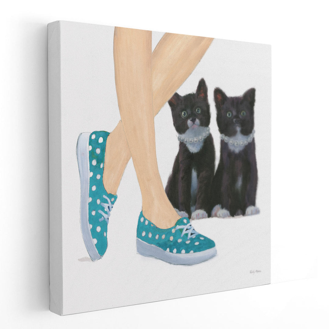 Cutie Kitties III - Canvas Print Wall Art