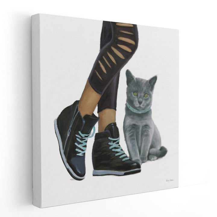 Cutie Kitties V - Canvas Print Wall Art