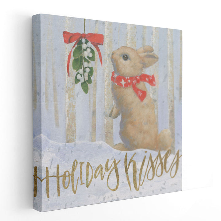 Christmas Critters Bright IV - Canvas Print Wall Art