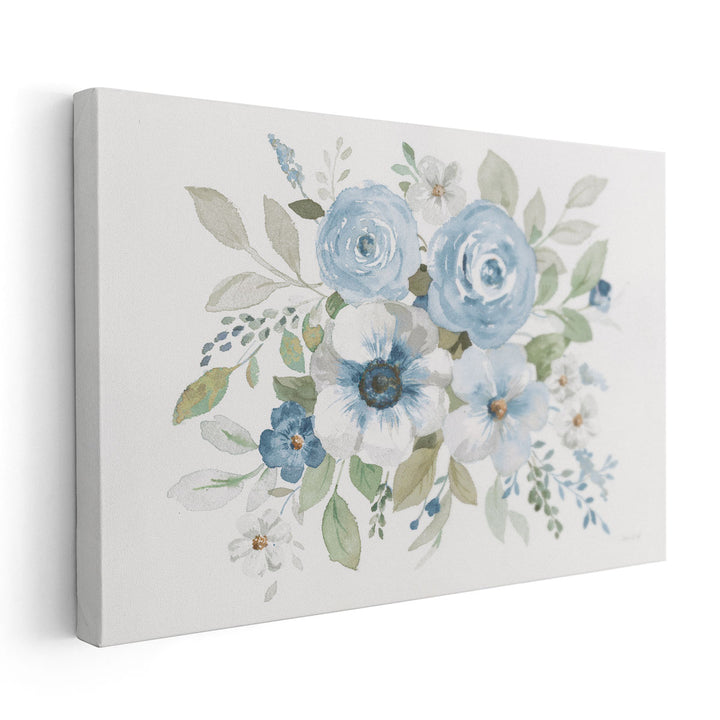 Essence of Spring I Blue - Canvas Print Wall Art